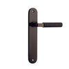 Iver Door Handle Brunswick Oval Latch Signature Brass