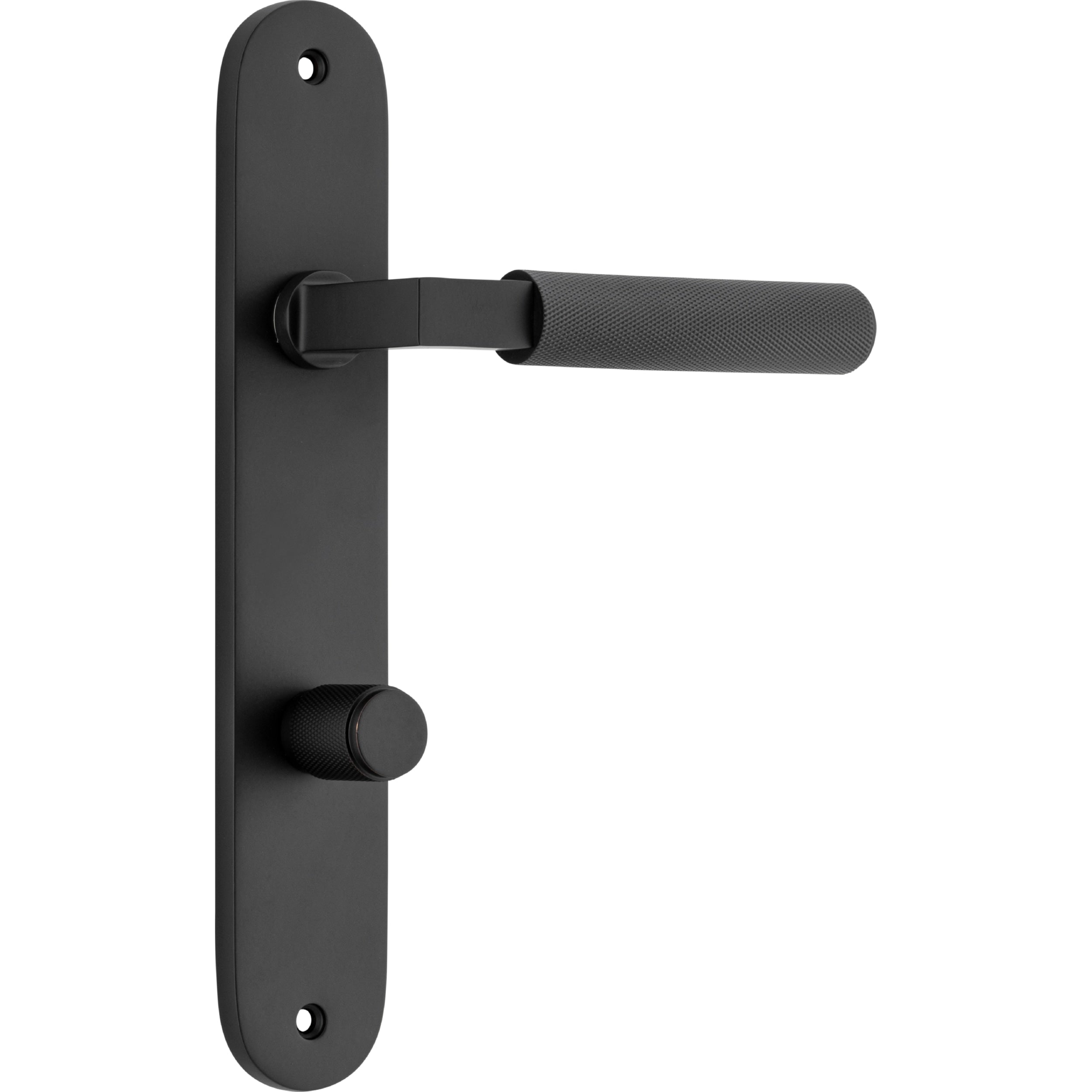 Iver Door Handle Brunswick Oval Privacy Matt Black