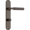 Iver Door Handle Brunswick Oval Privacy Signature Brass