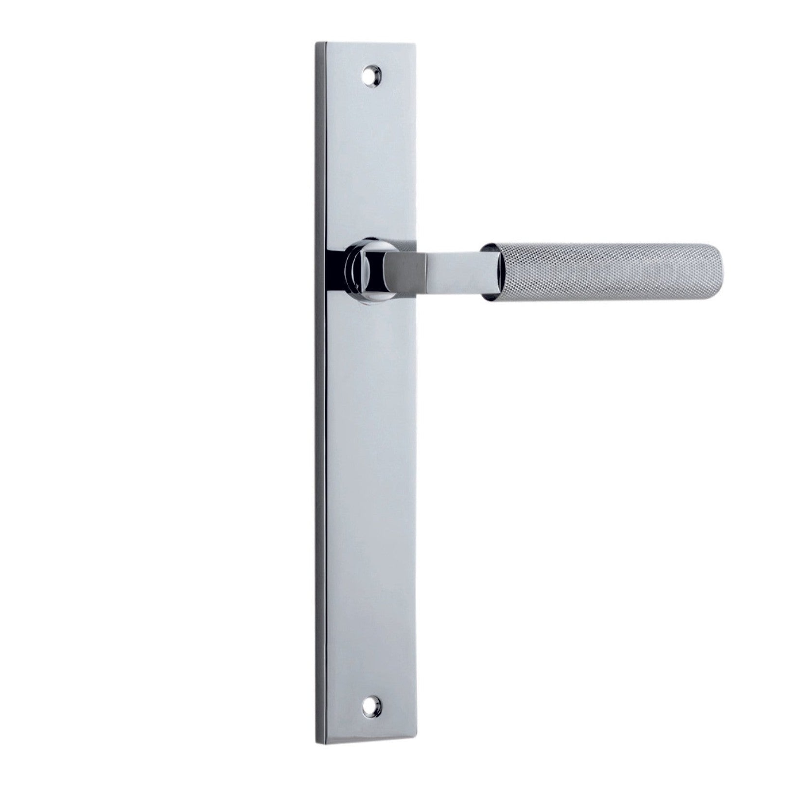 Iver Door Handle Brunswick Rectangular Latch Polished Chrome