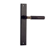 Iver Door Handle Brunswick Rectangular Latch Signature Brass