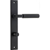 Iver Door Handle Brunswick Rectangular Privacy Matt Black