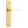 Iver Door Handle Como Chamfered Latch Brushed Brass