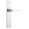 Iver Door Handle Como Chamfered Latch Brushed Chrome