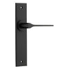 Iver Door Handle Como Chamfered Latch Matt Black