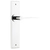 Iver Door Handle Como Chamfered Latch Polished Chrome