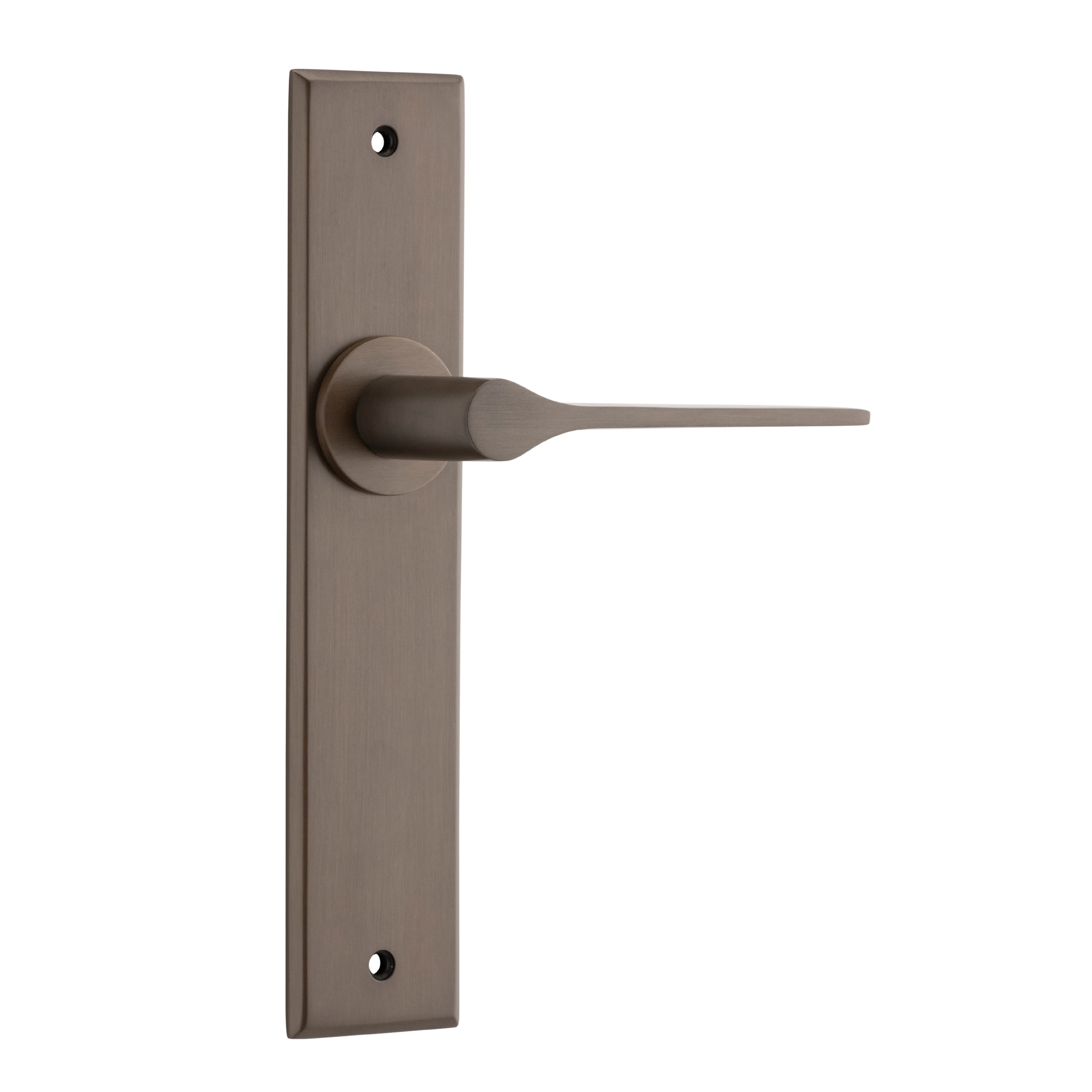 Iver Door Handle Como Chamfered Latch Signature Brass