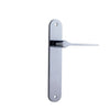 Iver Door Handle Como Oval Latch Polished Chrome