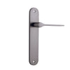 Iver Door Handle Como Oval Latch Satin Nickel