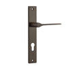 Iver Door Handle Como Rectangular Euro Signature Brass