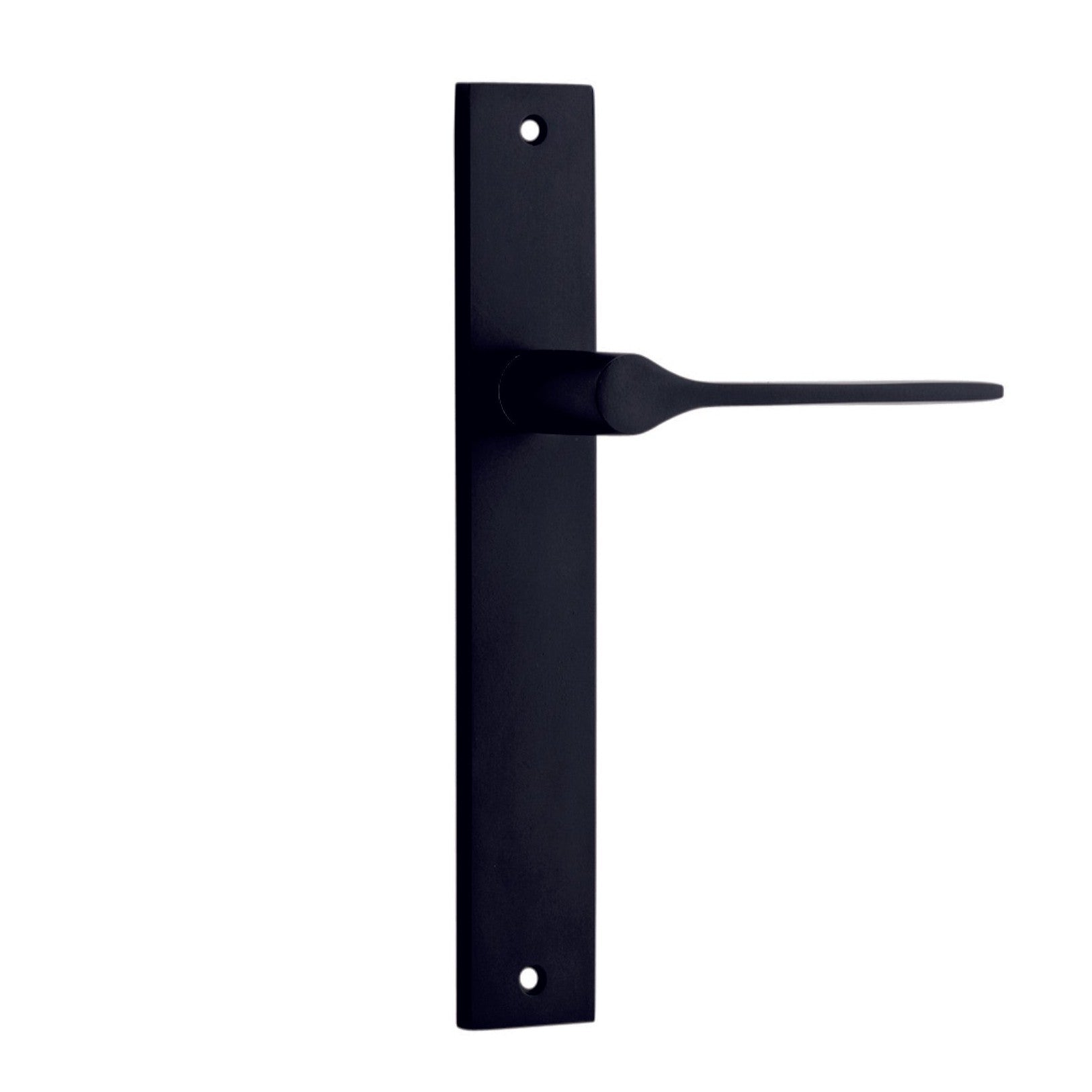 Iver Door Handle Como Rectangular Latch Matt Black