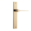 Iver Door Handle Como Rectangular Latch Polished Brass