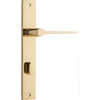 Iver Door Handle Como Rectangular Privacy Polished Brass