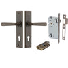 Iver Door Handle Copenhagen Chamfered Key/Key Signature Brass Entrance Kit