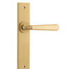 Iver Door Handle Copenhagen Chamfered Latch Pair Brushed Brass