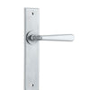 Iver Door Handle Copenhagen Chamfered Latch Pair Brushed Chrome