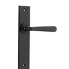 Iver Door Handle Copenhagen Chamfered Latch Pair Matt Black