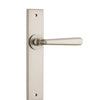 Iver Door Handle Copenhagen Chamfered Latch Pair Satin Nickel