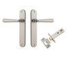 Iver Door Handle Copenhagen Oval Latch Pair Satin Nickel Passage Kit