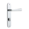 Iver Door Handle Copenhagen Oval Privacy Pair Polished Chrome