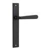 Iver Door Handle Copenhagen Rectangular Latch Pair Matt Black