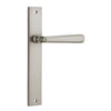 Iver Door Handle Copenhagen Rectangular Latch Pair Satin Nickel