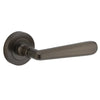 Iver Door Handle Copenhagen Round Rose Pair Signature Brass