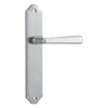 Iver Door Handle Copenhagen Shouldered Latch Pair Brushed Chrome