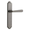 Iver Door Handle Copenhagen Shouldered Latch Pair Distressed Nickel