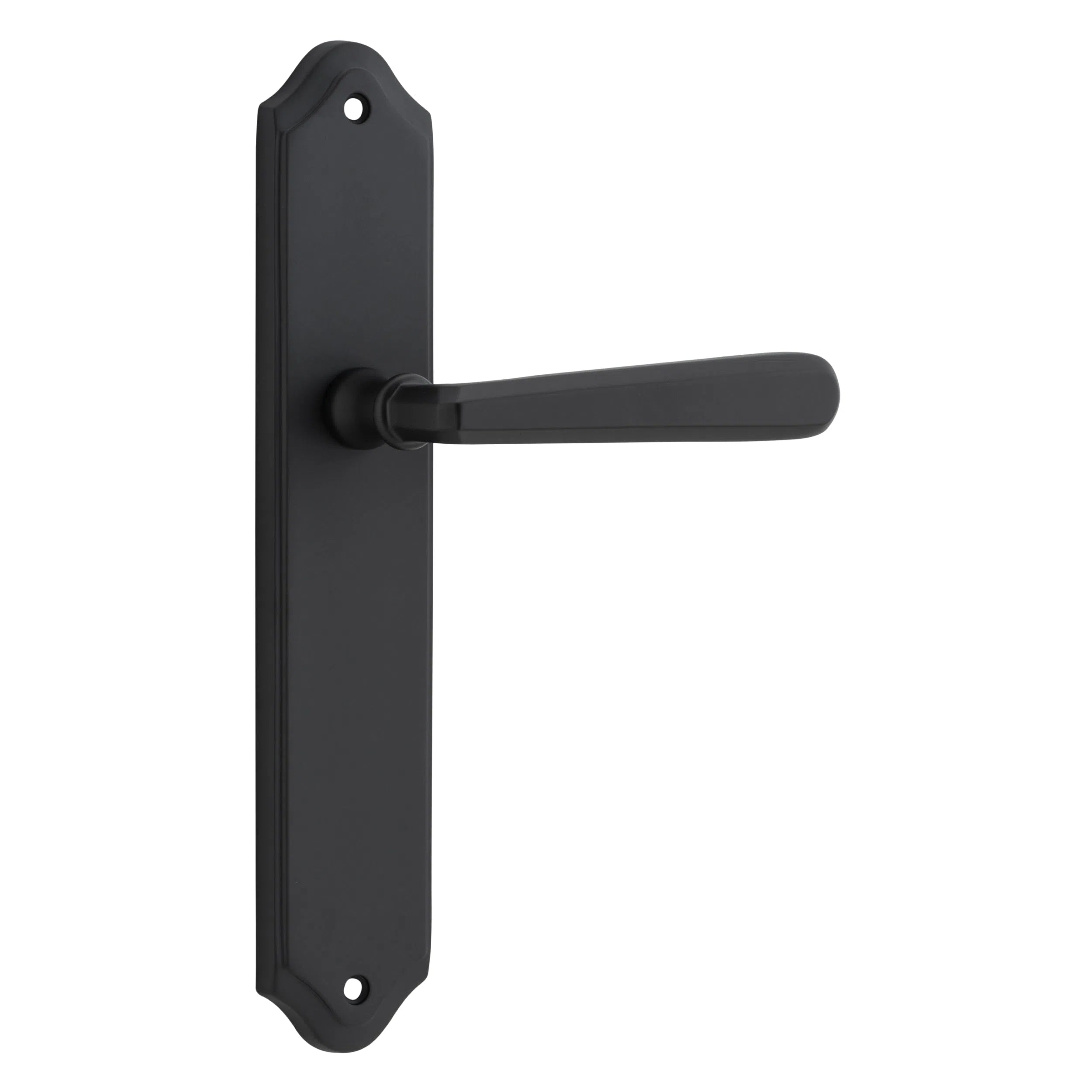 Iver Door Handle Copenhagen Shouldered Latch Pair Matt Black