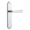 Iver Door Handle Copenhagen Shouldered Latch Pair Polished Chrome