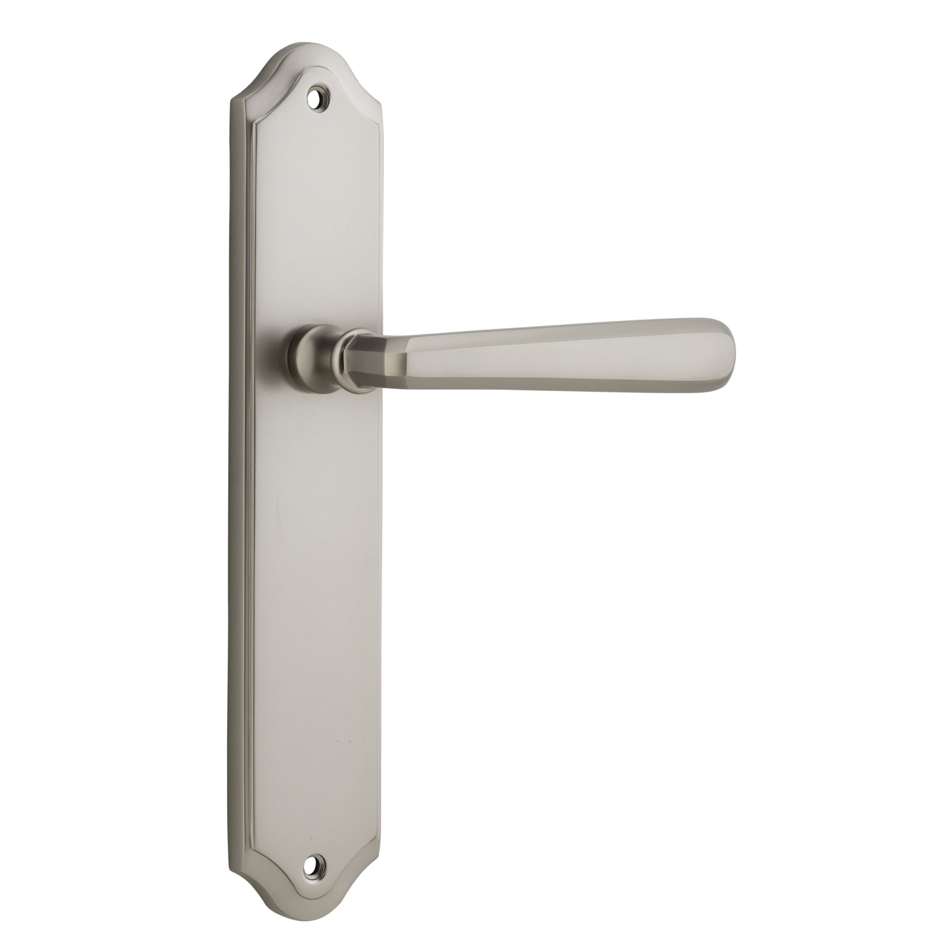 Iver Door Handle Copenhagen Shouldered Latch Pair Satin Nickel