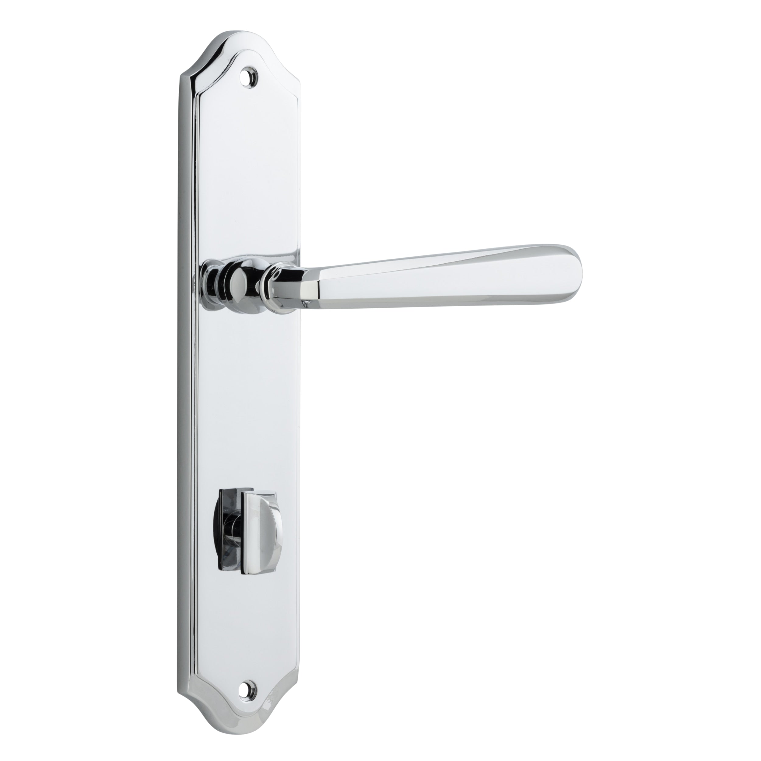 Iver Door Handle Copenhagen Shouldered Privacy Pair Polished Chrome