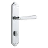 Iver Door Handle Copenhagen Shouldered Privacy Pair Polished Chrome