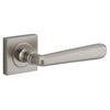 Iver Door Handle Copenhagen Square Rose Pair Satin Nickel