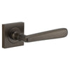 Iver Door Handle Copenhagen Square Rose Pair Signature Brass