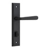 Iver Door Handle Copenhagen Stepped Privacy Pair Matt Black