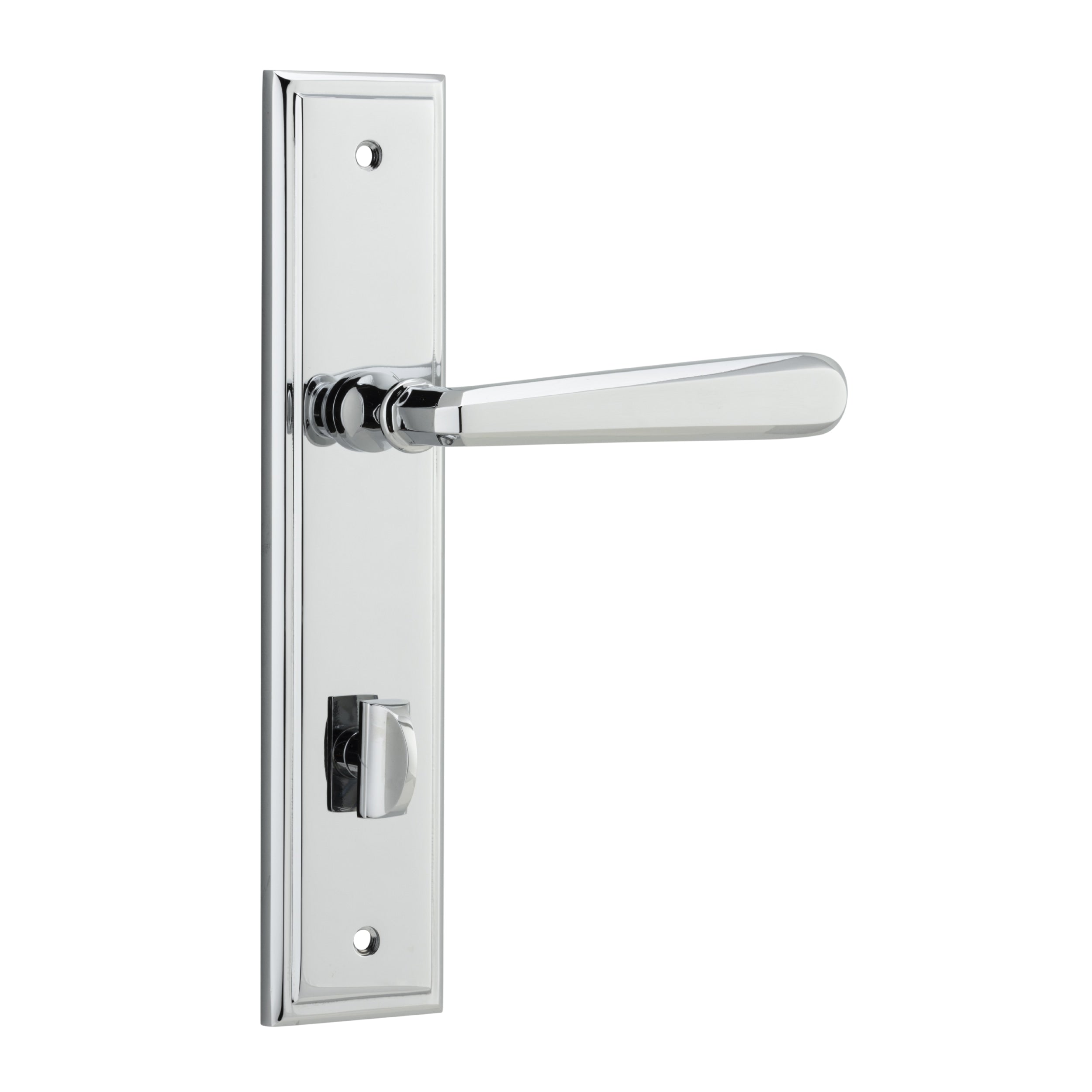 Iver Door Handle Copenhagen Stepped Privacy Pair Polished Chrome