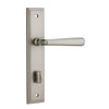 Iver Door Handle Copenhagen Stepped Privacy Pair Satin Nickel