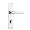 Iver Door Handle Helsinki Chamfered Privacy Polished Chrome