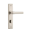 Iver Door Handle Helsinki Chamfered Privacy Satin Nickel