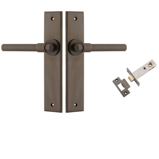 Iver Door Handle Helsinki Chamfered Signature Brass Passage Kit