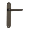 Iver Door Handle Helsinki Oval Latch Pair Signature Brass