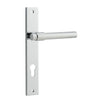 Iver Door Handle Helsinki Rectangular Euro Pair Polished Chrome