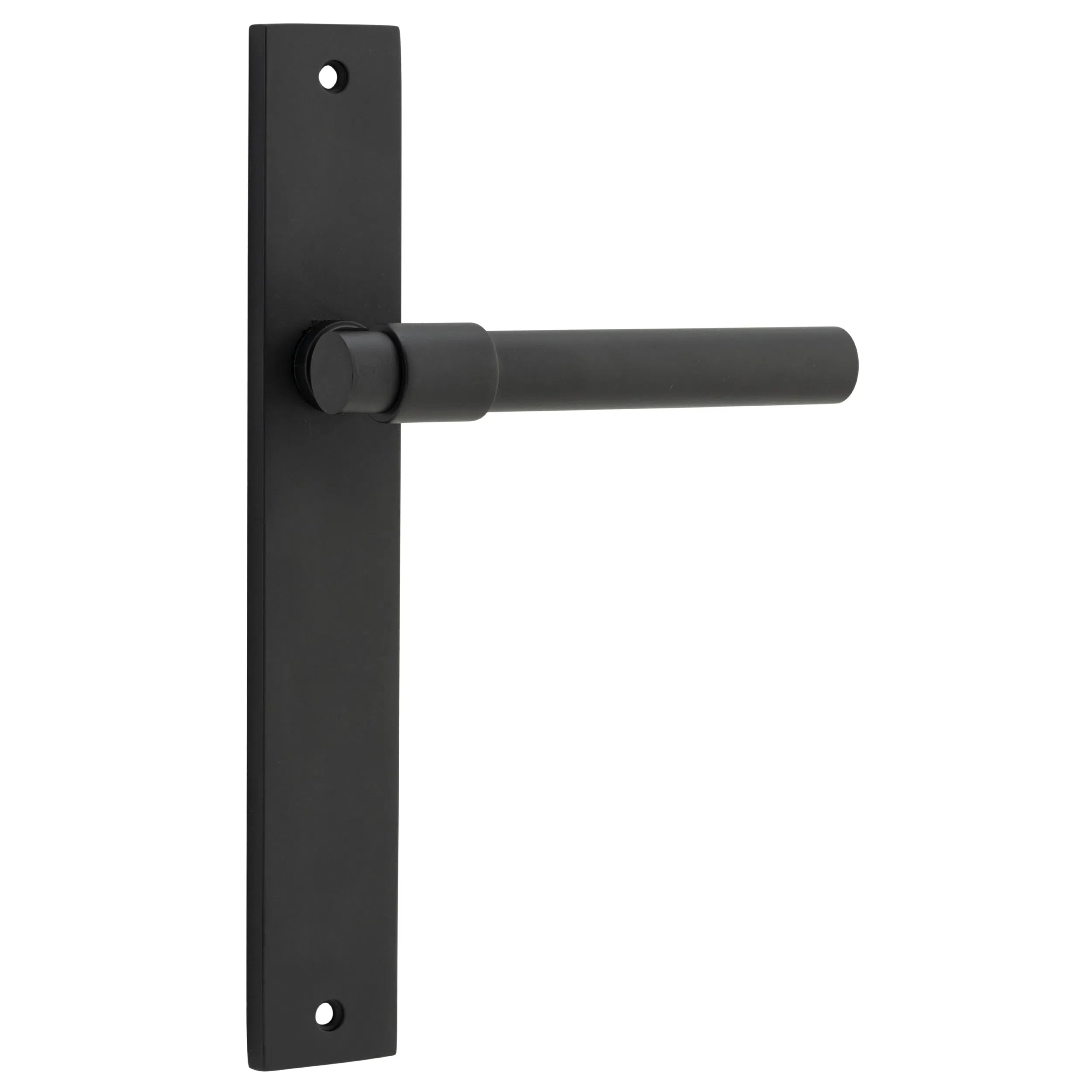 Iver Door Handle Helsinki Rectangular Latch Pair Matt Black