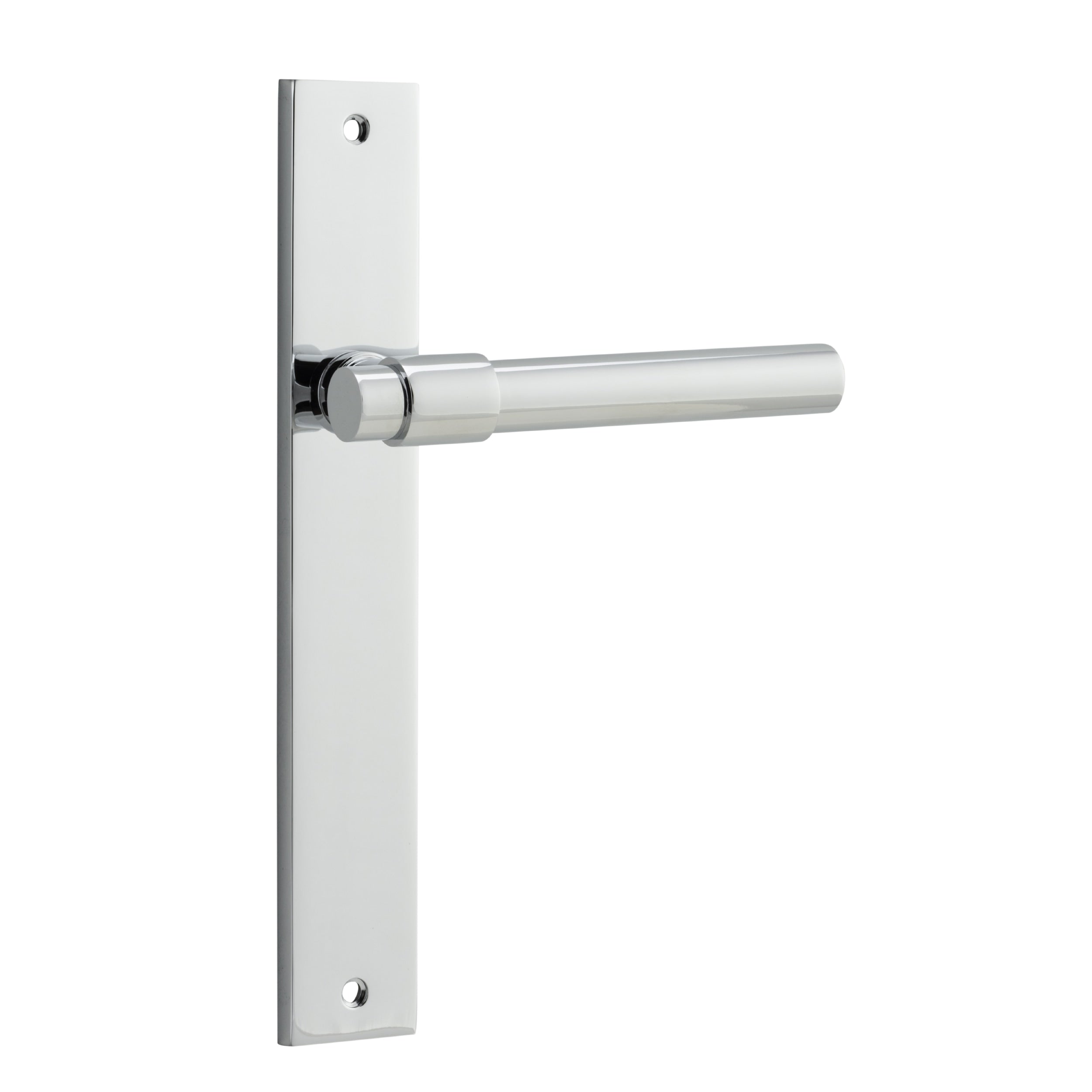 Iver Door Handle Helsinki Rectangular Latch Pair Polished Chrome