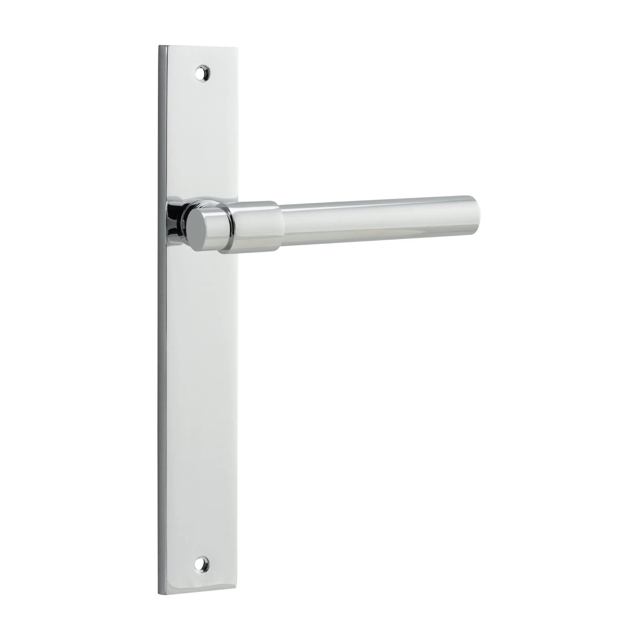 Iver Door Handle Helsinki Rectangular Latch Pair Polished Chrome