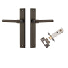 Iver Door Handle Helsinki Rectangular Latch Pair Signature Brass Passage Kit