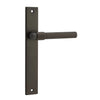 Iver Door Handle Helsinki Rectangular Latch Pair Signature Brass