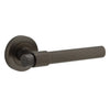 Iver Door Handle Helsinki Round Rose Pair Signature Brass